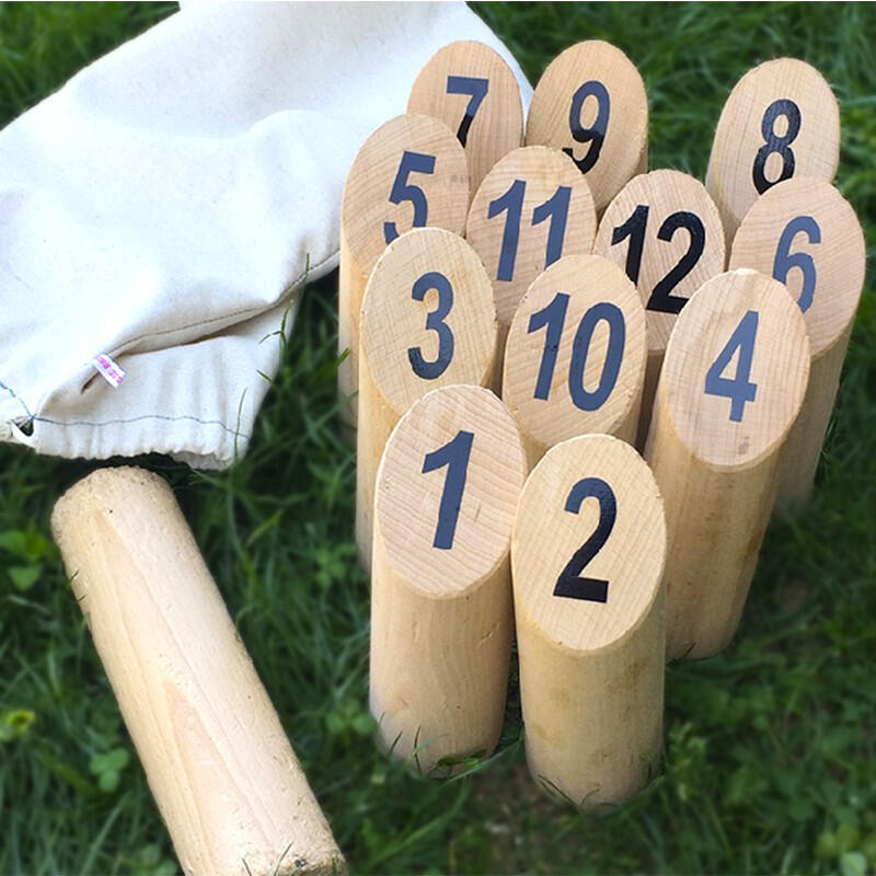 Mölkky Piko Event | Photo du jeu mölkky. Jeu Finlandais de quilles en bois