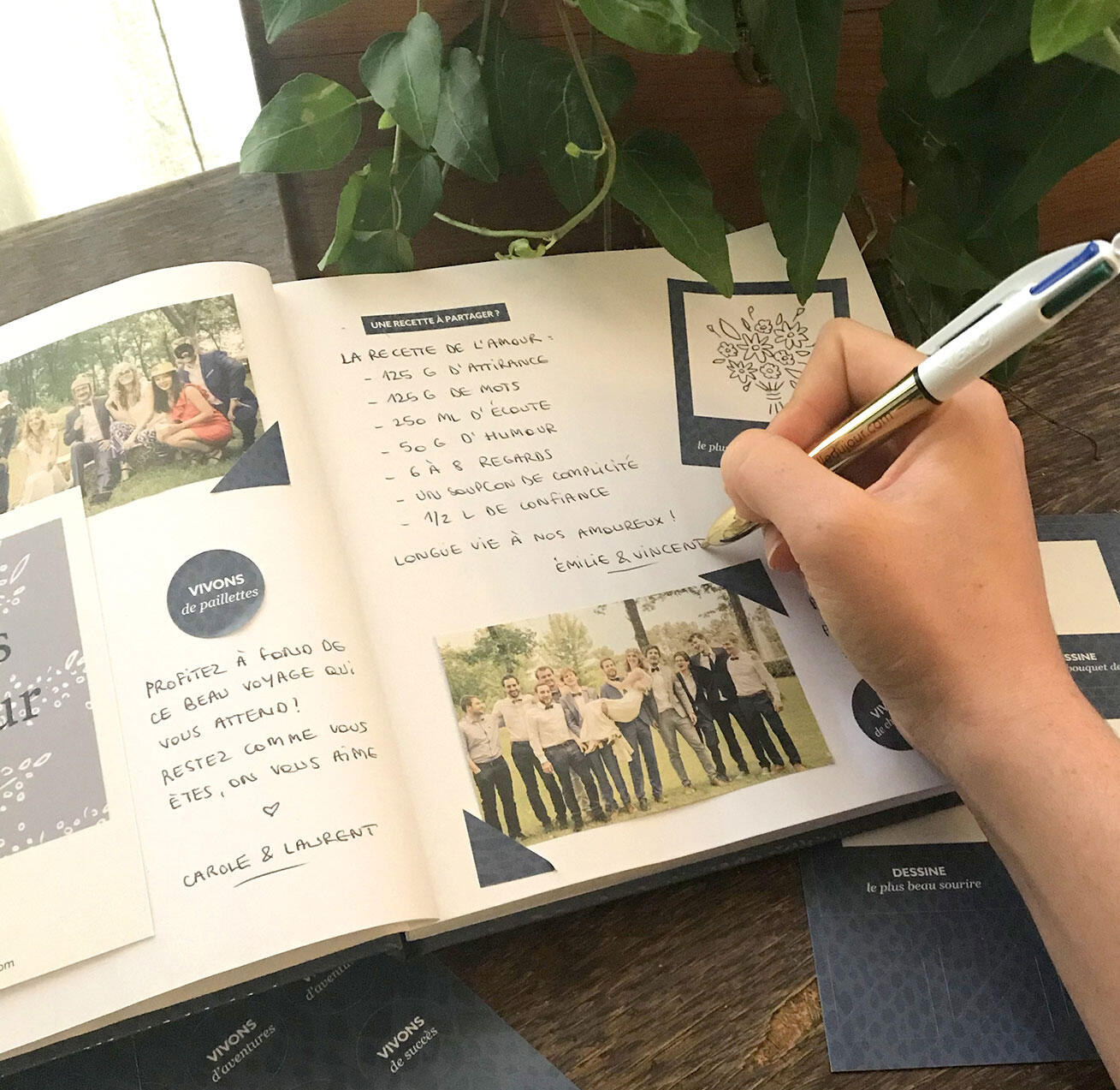 Options : livre d'or Piko Event | Section livre d'or